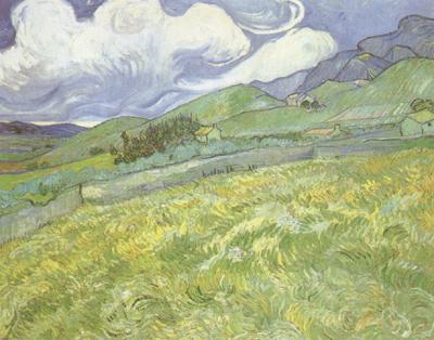 Vincent Van Gogh Mountainous Landscape behind Saint-Paul Hospital (nn04) Germany oil painting art